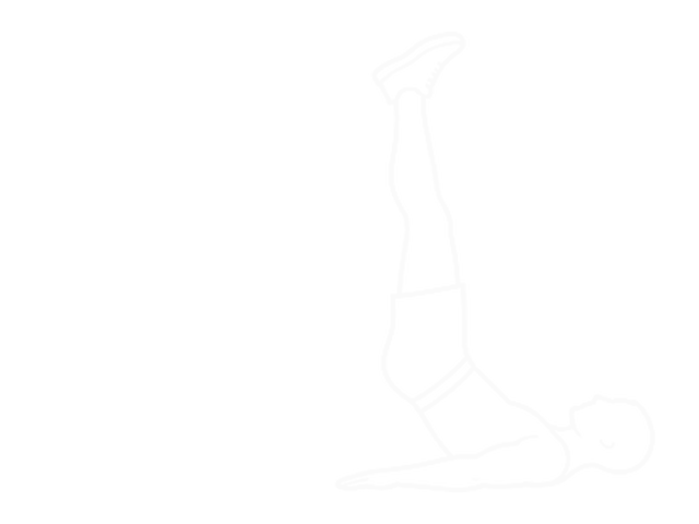 Assisted Lying Leg Raise with Throw Down — End