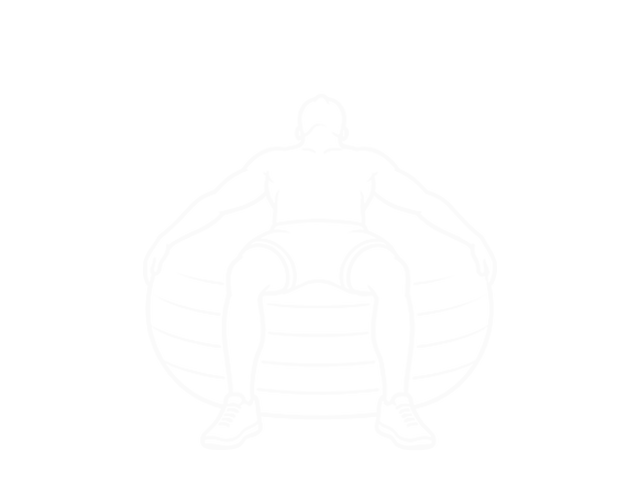 Assisted Seated Pectoralis Major Stretch with Stability Ball — End