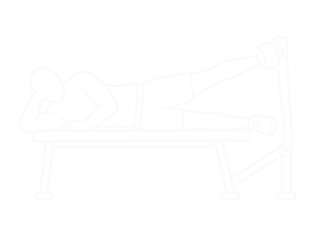 Assisted Side Lying Adductor Stretch — End