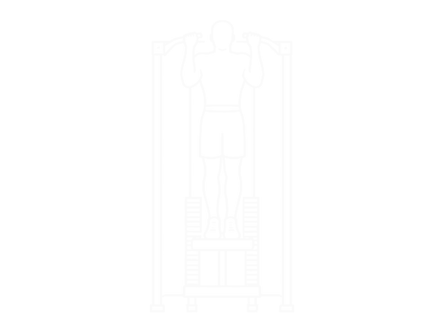 Assisted Standing Chin-Up — End