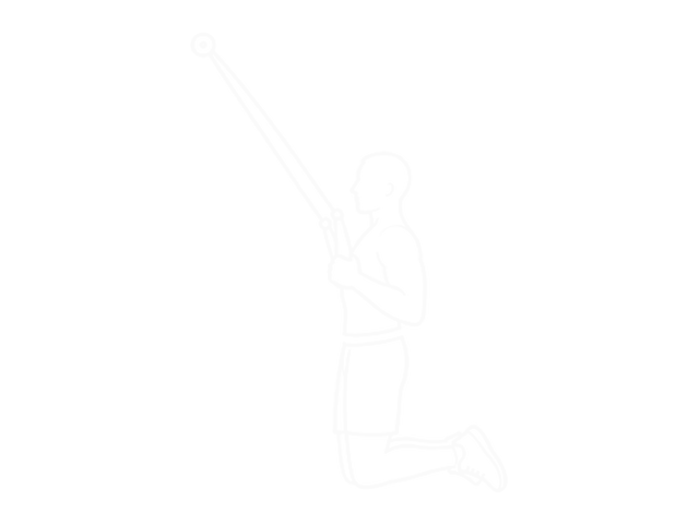 Band Close-Grip Pulldown — End
