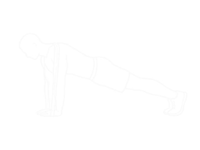 Band Close-Grip Push-Up — Start