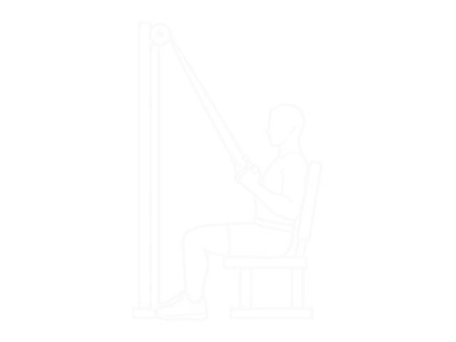 Band Fixed Back Underhand Pulldown — End