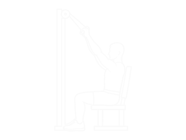 Band Fixed Back Underhand Pulldown — Start