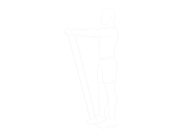 Band Front Raise — End