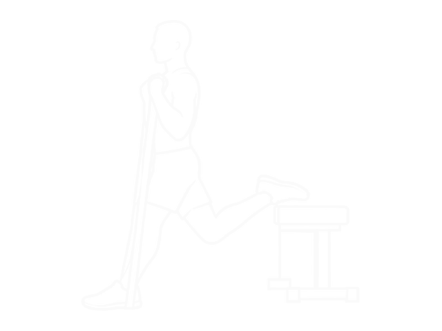Band Single-Leg Split Squat — End