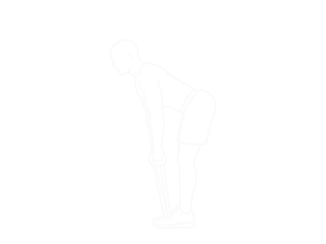 Band Straight Leg Deadlift — End