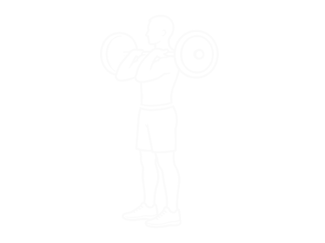 Barbell Front Chest Squat — Start