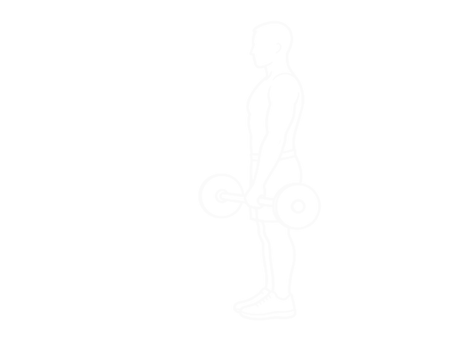 Barbell Front Raise — Start