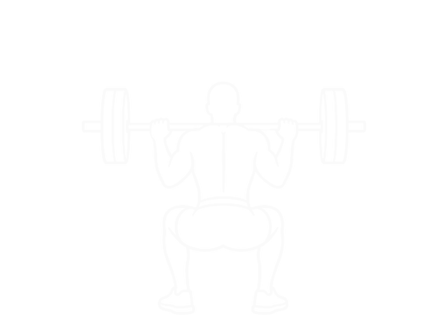 Barbell Full Squat (Back Pov) — End