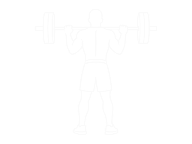 Barbell Full Squat (Back Pov) — Start
