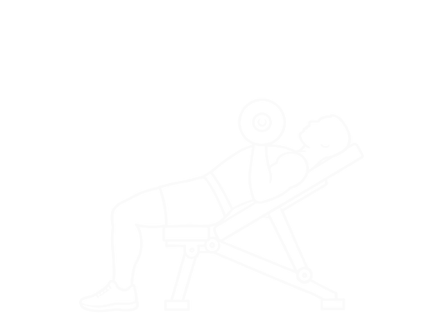Incline Barbell Reverse-Grip Press — Start