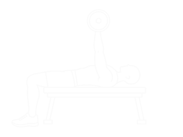 Lying Barbell Extension — End