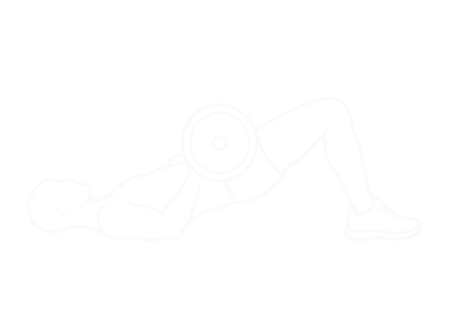 Lying Barbell Lifting (On Hip) — End