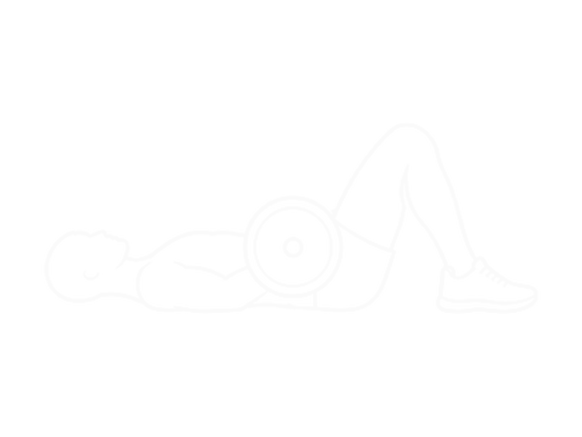 Lying Barbell Lifting (On Hip) — Start