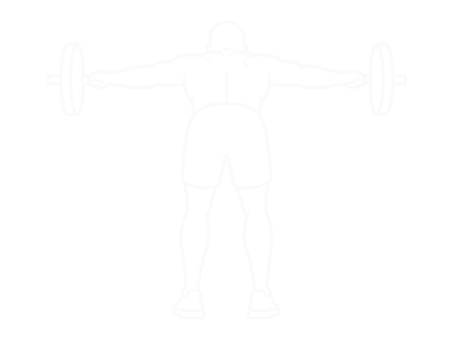 Barbell Rear Delt Raise — End