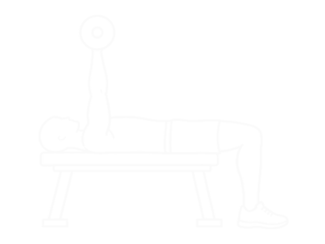 Barbell Reverse Close-Grip Bench Press — 끝