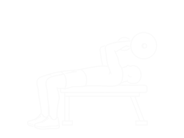 Barbell Reverse-Grip Skullcrusher — End