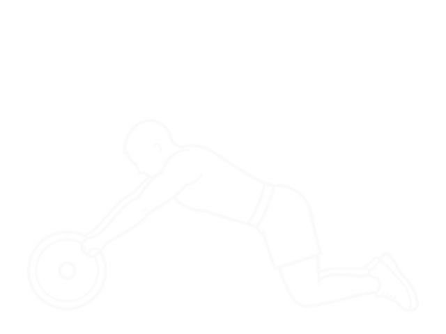 Barbell Rollerout — End