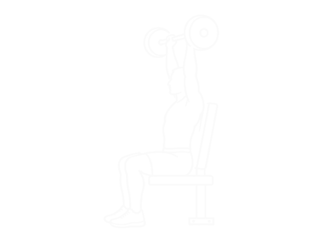 Barbell Seated Overhead Press — 끝
