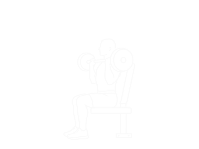 Barbell Seated Overhead Press — 시작