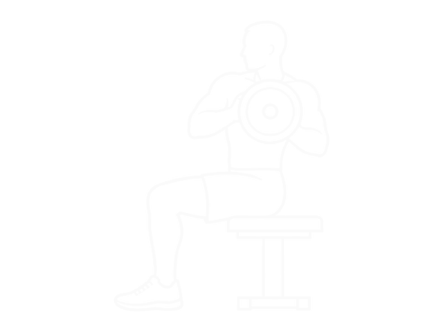 Seated Barbell Twist — End