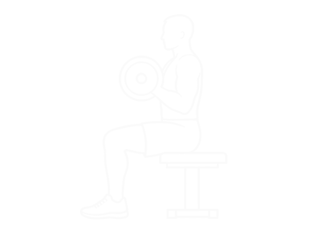 Seated Barbell Twist — Start