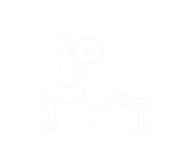 Barbell Single-Leg Split Squat — End