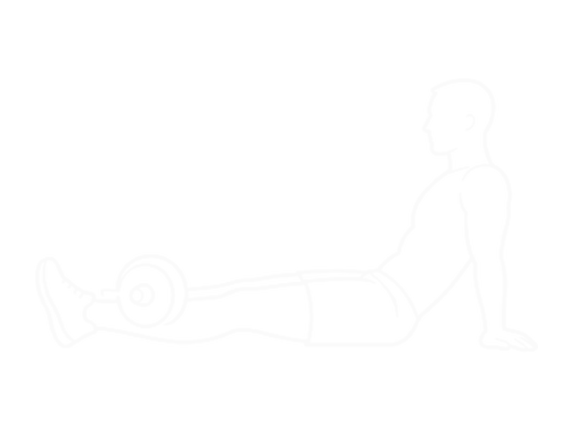 Barbell Sitted Alternate Leg Raise — Start