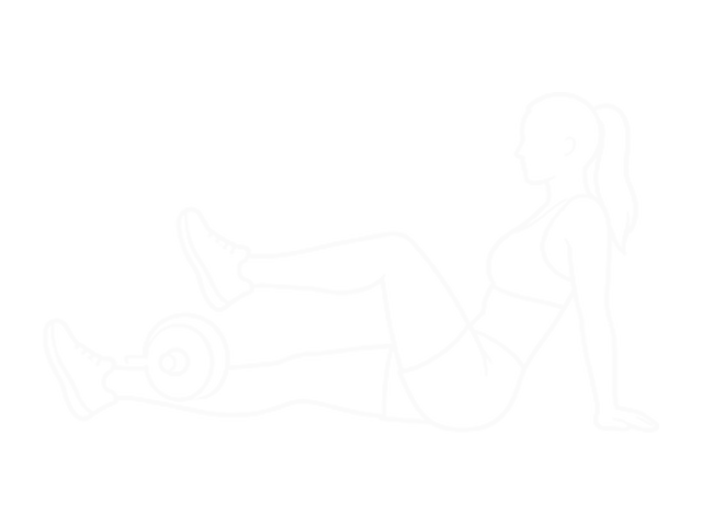 Barbell Sitted Alternate Leg Raise (Variation) — End
