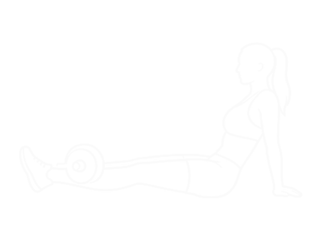 Barbell Sitted Alternate Leg Raise (Variation) — Start