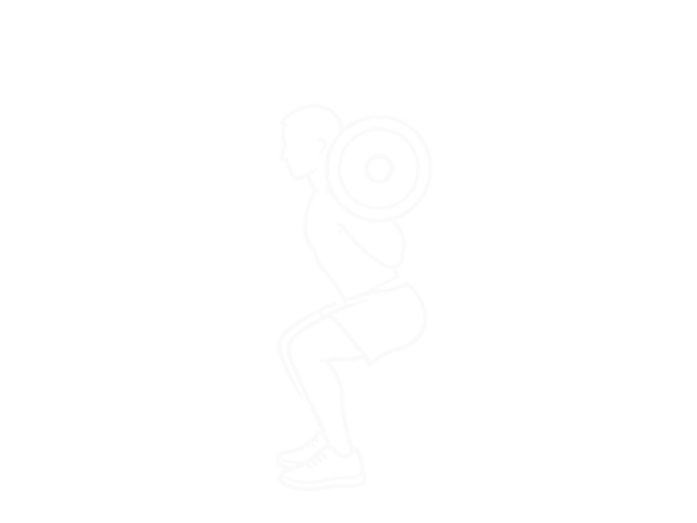 Barbell Speed Squat — End