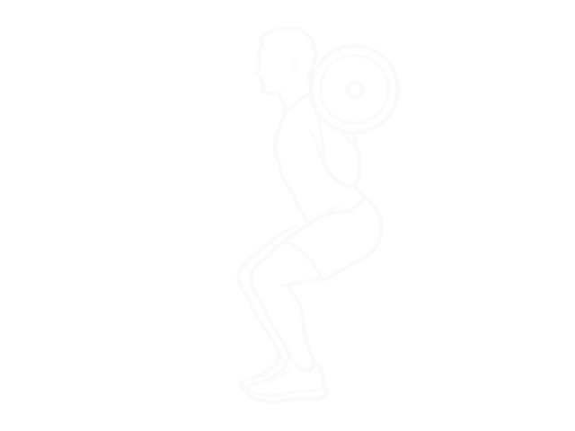 Barbell Squat Jump Step Rear Lunge — Start
