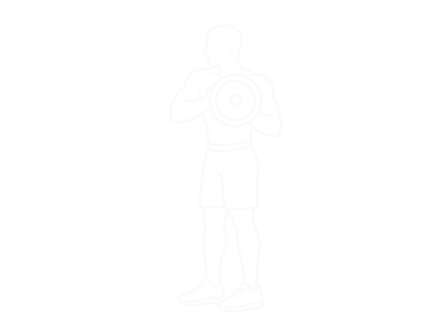Standing Barbell Twist — End