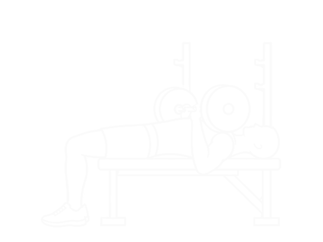 Barbell Wide Bench Press — Start