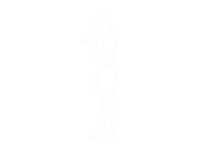 Bodyweight Side Lying Biceps Curl — End