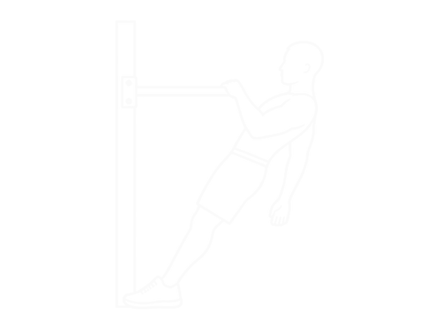 Bodyweight Standing Close-Grip One-Arm Row — End