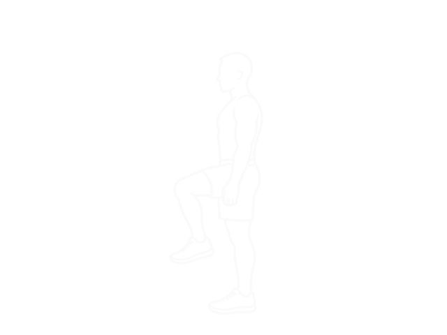 Box Jump Down with One-Leg Stabilization — End