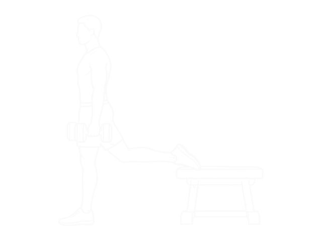 Bulgarian Split Squat — Start
