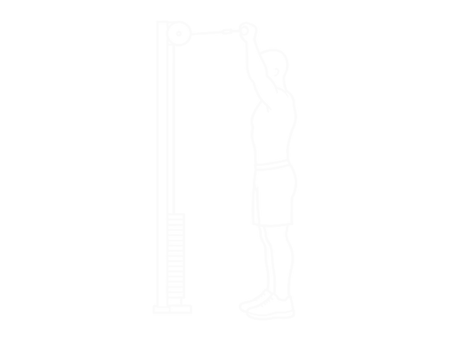 Cable Alternate Shoulder Press — End