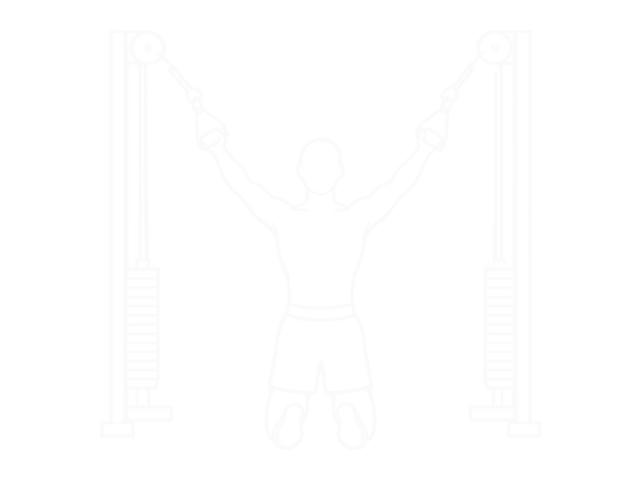 Cable Cross-Over Lateral Pulldown — Start