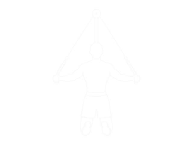 Cable Lateral Pulldown (With Rope Attachment) — End