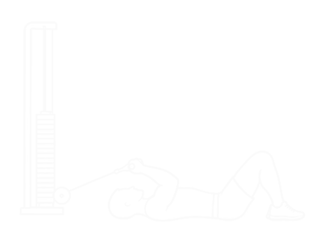 Lying Cable Biceps Curl — 시작