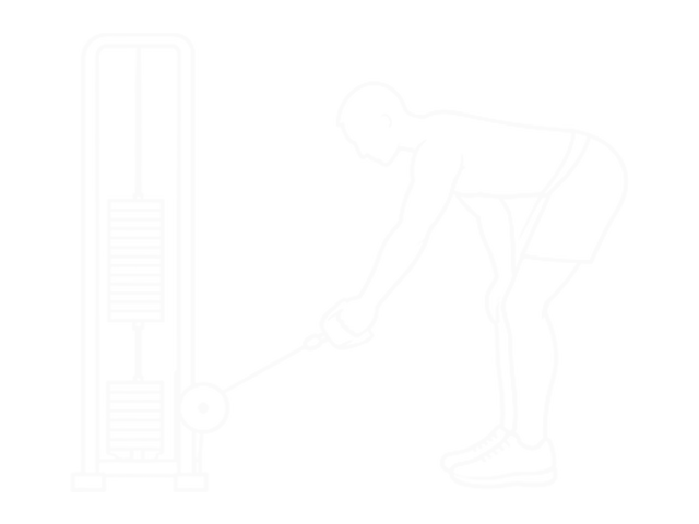 One-Arm Cable Bent Over Row — Start
