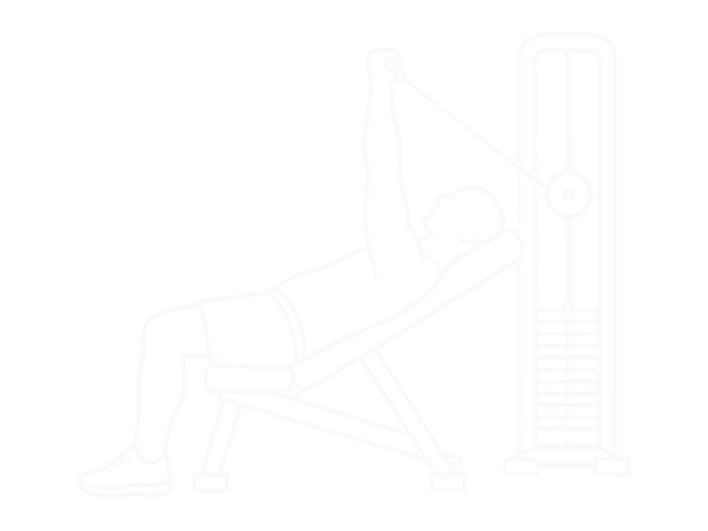 Incline One-Arm Cable Press — End