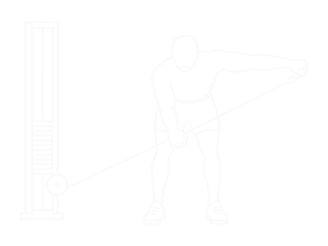 One-Arm Cable Lateral Bent-Over — End