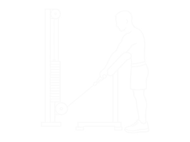 One-Arm Cable Reverse Preacher Curl — Start