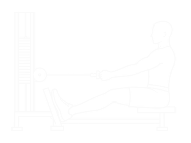 Cable Reverse-Grip Straight Back Seated High Row — Start
