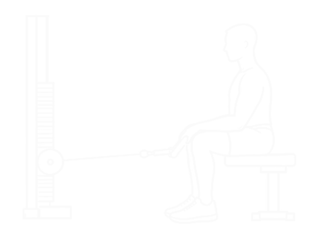 Cable Reverse Wrist Curl — Start