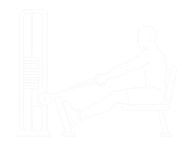 Cable Rope Crossover Seated Row — 시작